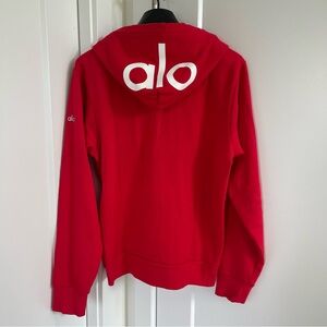 Alo Yoga Red Hoodie w/Logo